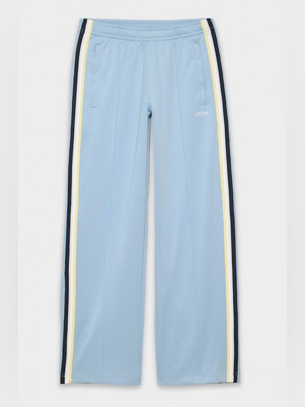 Aritzia Defender Track Pant - Ripple Blue/Multi Stripe Size XL NWOT